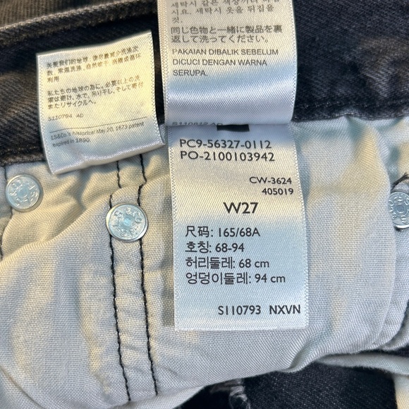 Levi's Charcoal Denim Jeans - Picture 3 of 6